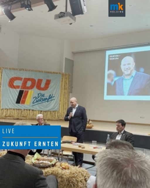 Gestern Abend war unser Chef zu Gast bei einem politischen Abend mit dem Minister Ingmar Jung unter dem Motto:
Zukunft Ernten - Gemeinsam stark für die Landwirtschaft 🧡💙
#zukunft #zukunfternten #zukunftgestalten #politischerabend #projekt #projektleitung #Projektleitung #stadtfest #organisation #Organisationstalent #eventagentur #event #events #agentur #sicherheit #veranstaltung #veranstaltungen