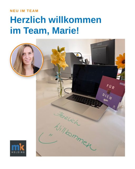 Bei der MK Holding tut sich was, und die Richtung ist klar: nach vorn. 🌱

Seit dieser Woche verstärkt Marie unser Team als Projektassistenz. 

Offen, kommunikativ und mit Freude an der Zusammenarbeit: eine echte Bereicherung für uns. Wir wachsen weiter, um mit dir gemeinsam aus Events echte Erlebnisse zu zaubern.

Herzlich willkommen im Team, Marie! 🧩 Wir freuen uns auf das, was wir gemeinsam bewegen.

#MKHolding #NeuImTeam #Willkommen #Eventmanagement